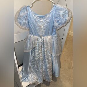 Girls 6/7 Cinderella Inspired gown Dress Halloween Disney Trip